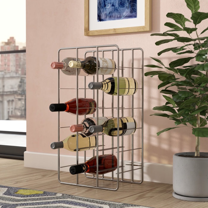 Rebrilliant 18 Bottle Floor Wine Bottle Rack & Reviews Wayfair